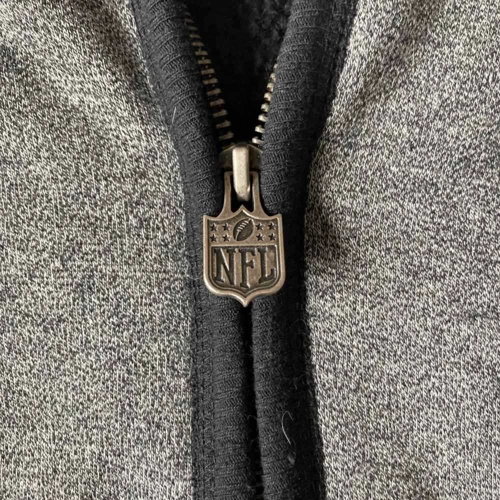 NFL Pro Line Indianapolis Colts Mens Large Gray Sherpa Lined Full Zip Hoodie - Picture 9 of 12